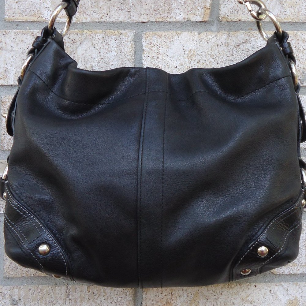 COACH Leather Carly duffle shoulder bag. - Picture 4 of 16
